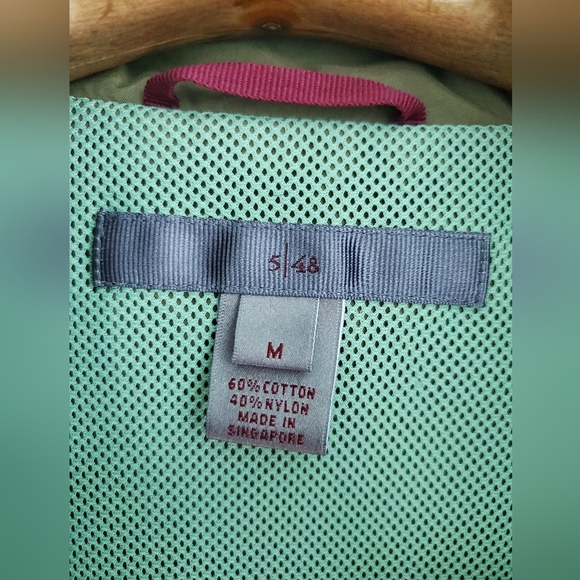 Saks 5th Ave 5/48 Men's windbreaker jacket. Olive green. Size MEDIUM - Picture 4 of 10